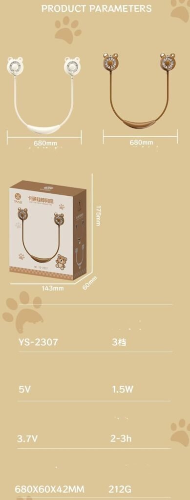 Ventilateur de bureau USB compact et silencieux