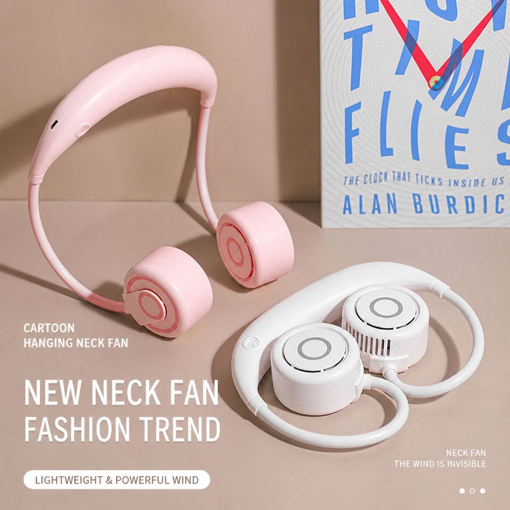Ventilateur de cou portable rechargeable