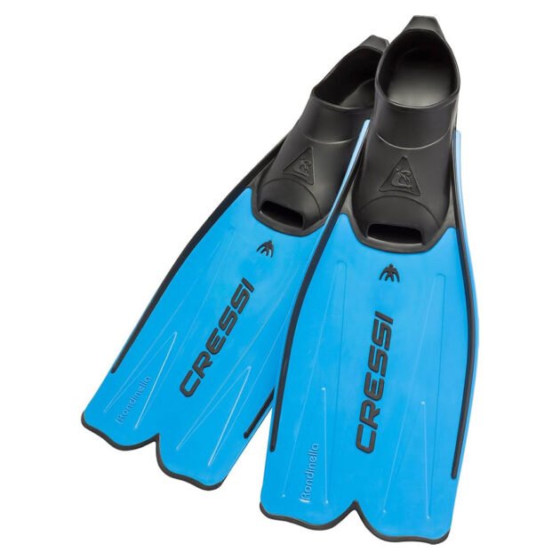 Palmes de plongée Rondinella bleu — pour snorkeling et natation