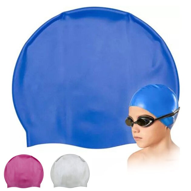 Bonnet de natation en silicone sans latex — Confort maximal