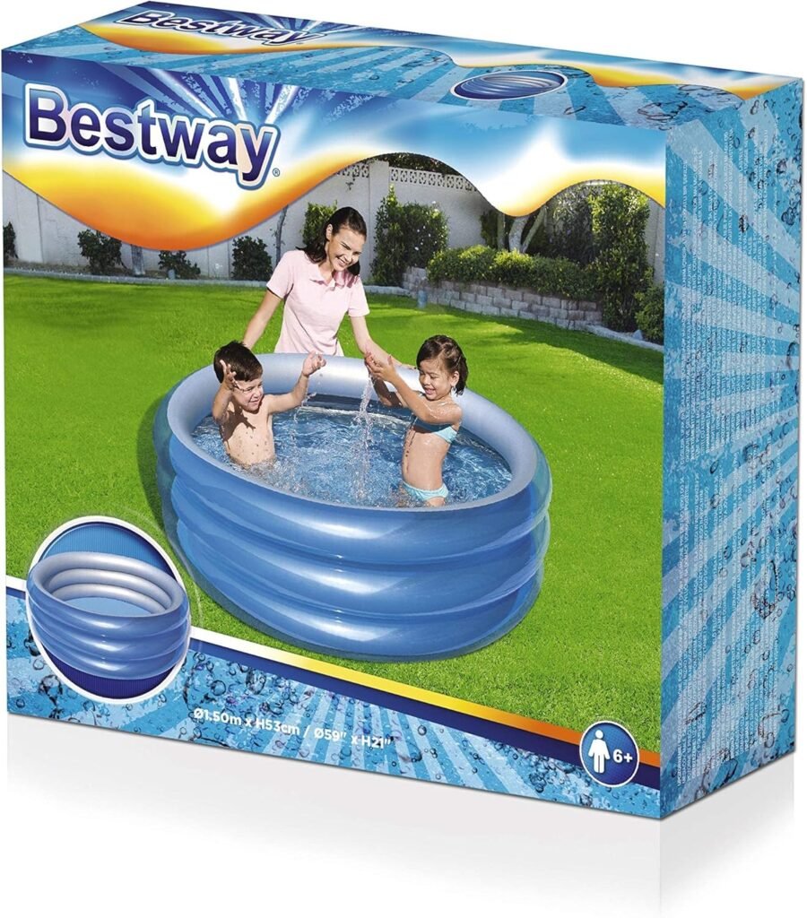 Piscine gonflable enfant design aquarium — divertissement pour les petits