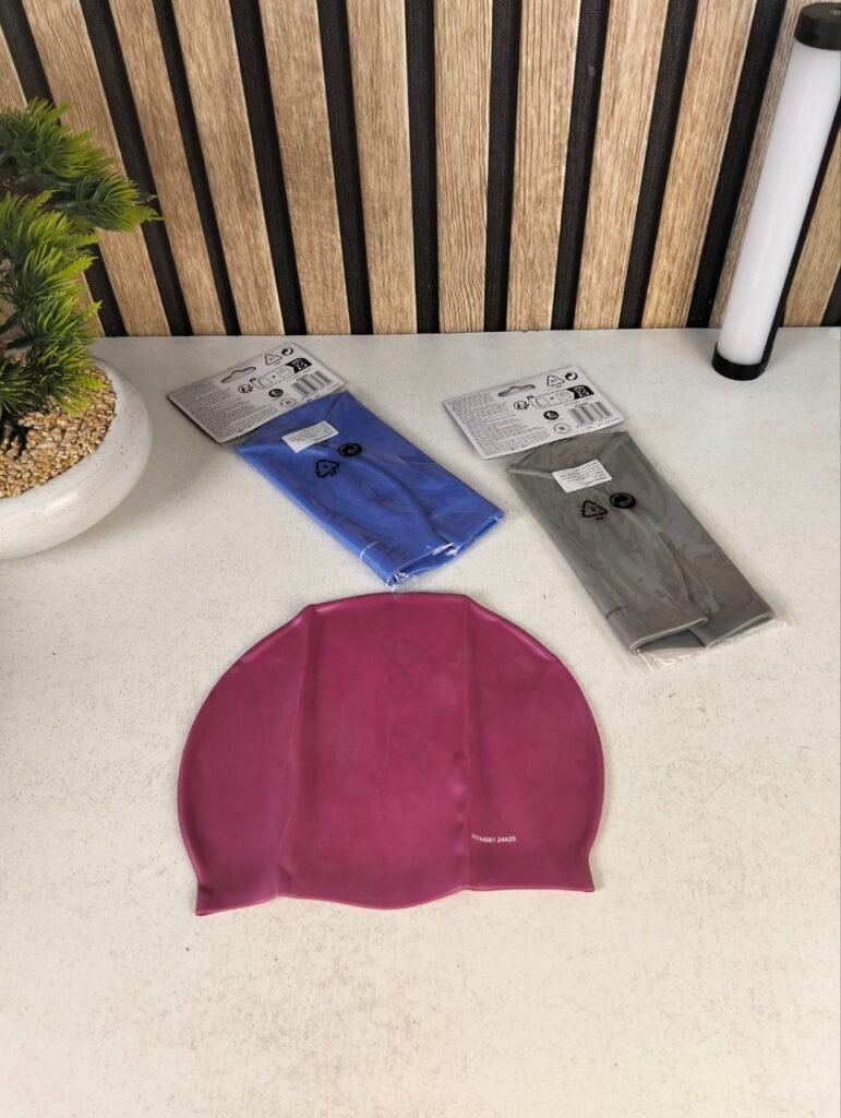 Bonnet de natation en silicone sans latex — Confort maximal