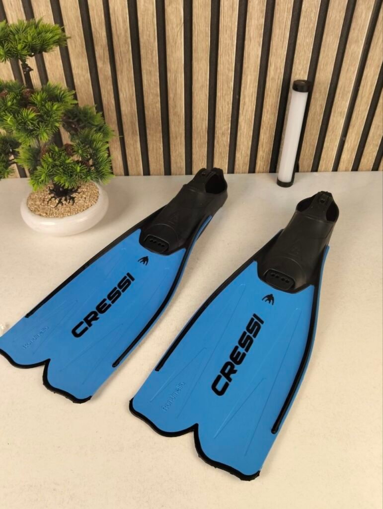 Palmes de plongée Rondinella bleu — pour snorkeling et natation
