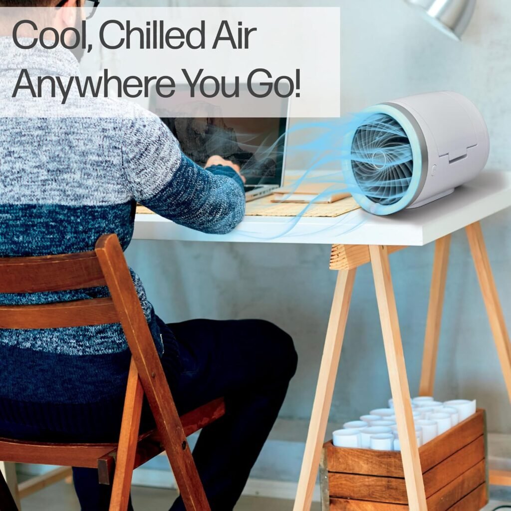 Climatiseur portable à glace — Rafraîchissement instantané