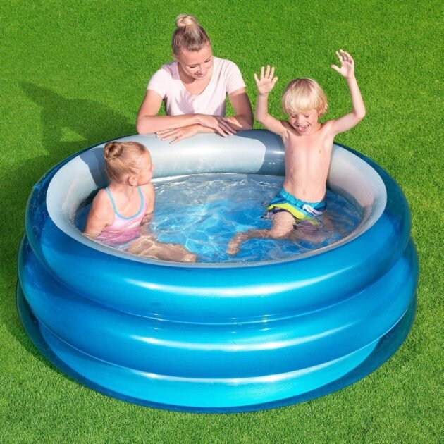 Piscine gonflable enfant design aquarium — divertissement pour les petits