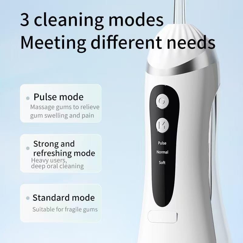 Hydropulseur dentaire sans fil à 3 modes