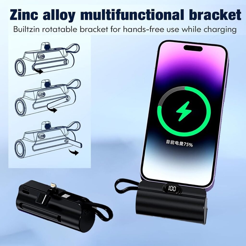 Power Bank Portable 5000mAh — Chargez en déplacement