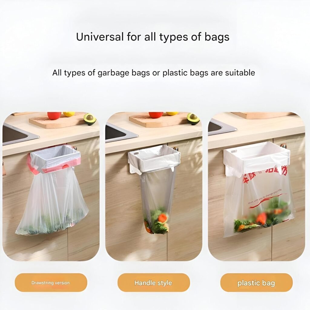 Support de Sac Poubelle Mural Pliable — Économisez de l'espace