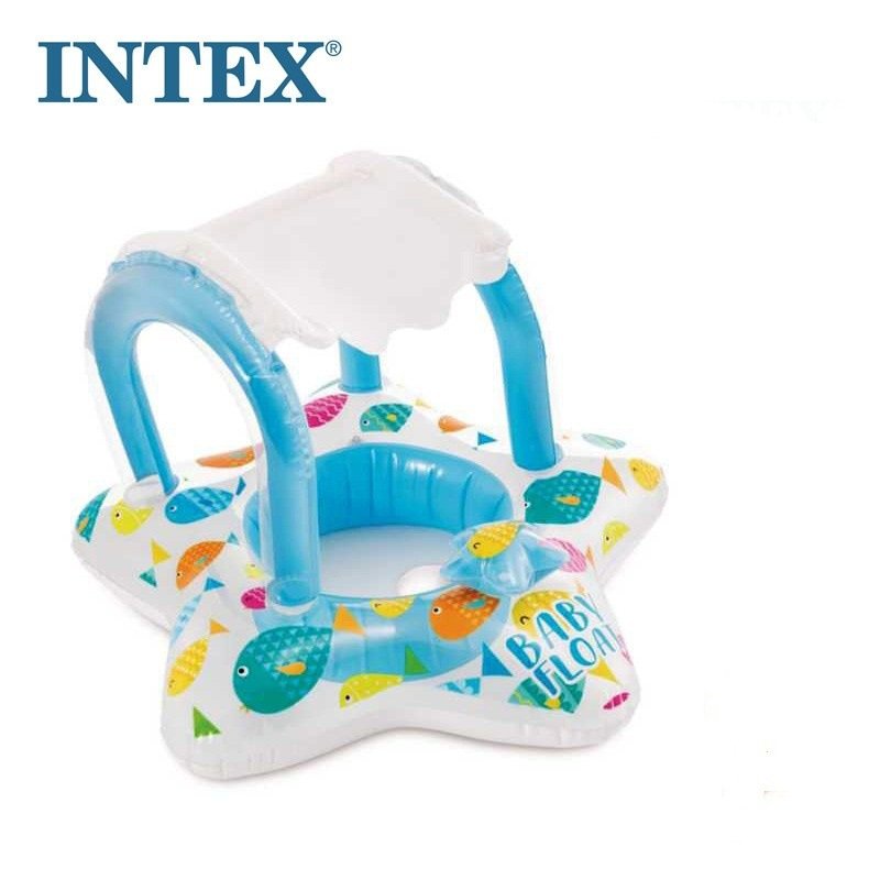 Bouée siège gonflable pour bébé avec parasol anti-UV — Sécurité et plaisir