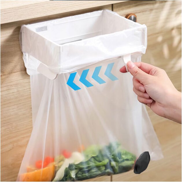 Support de Sac Poubelle Mural Pliable — Économisez de l'espace