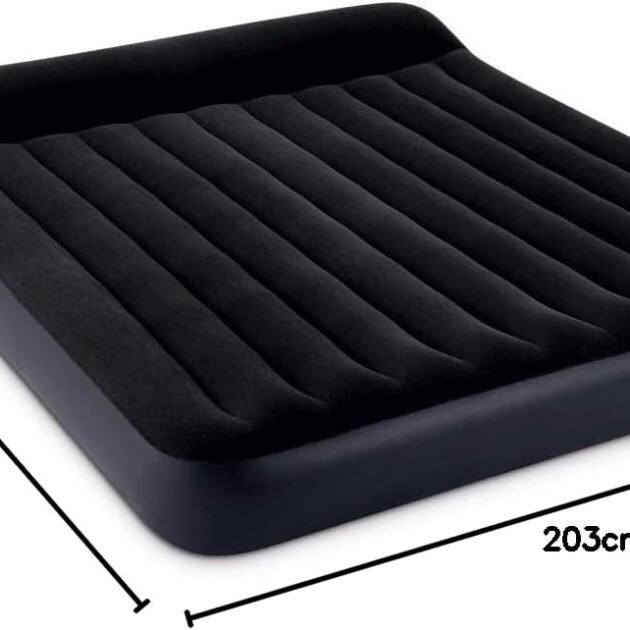 Matelas Gonflable 2 Places XXL avec Pompe Électrique — Confort pour deux personnes