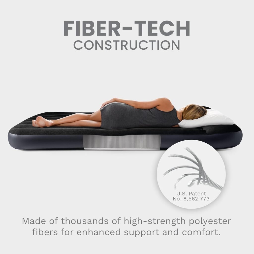 Matelas Gonflable 2 Places XXL avec Pompe Électrique — Confort pour deux personnes