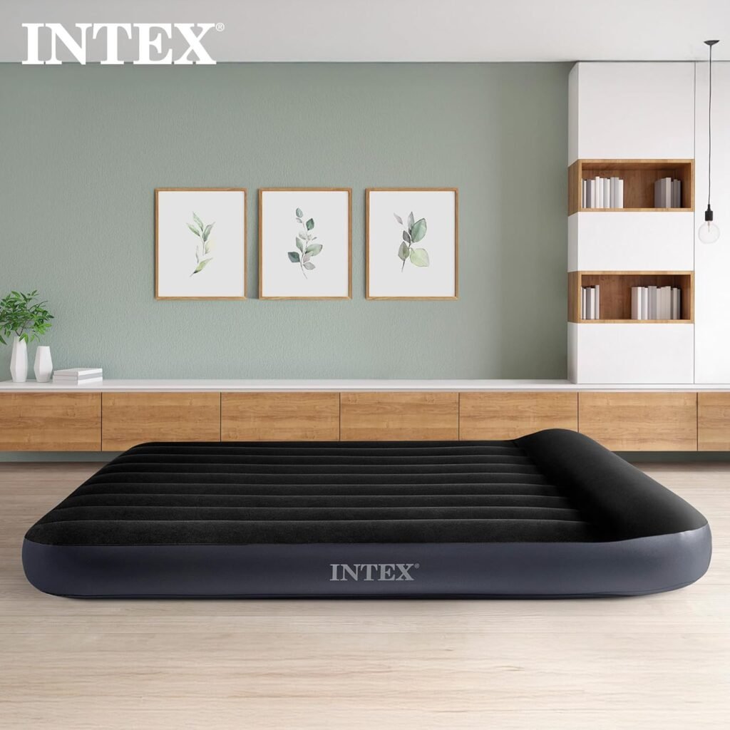 Matelas Gonflable 2 Places XXL avec Pompe Électrique — Confort pour deux personnes