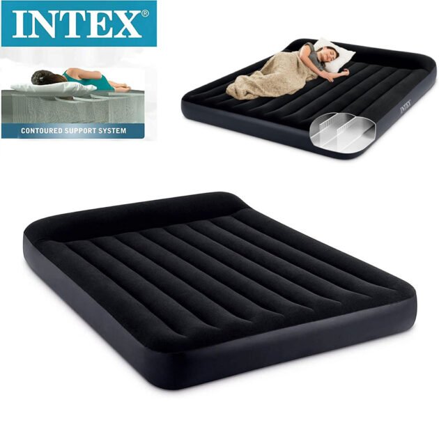 Matelas Gonflable 2 Places XXL avec Pompe Électrique — Confort pour deux personnes