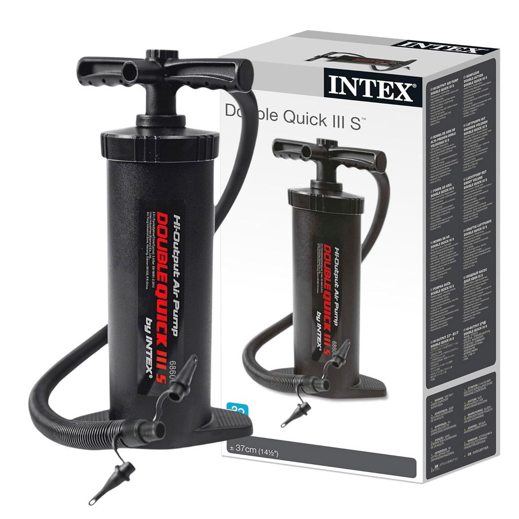 Pompe À Main Double Intex 68605 — Pour gonfler facilement