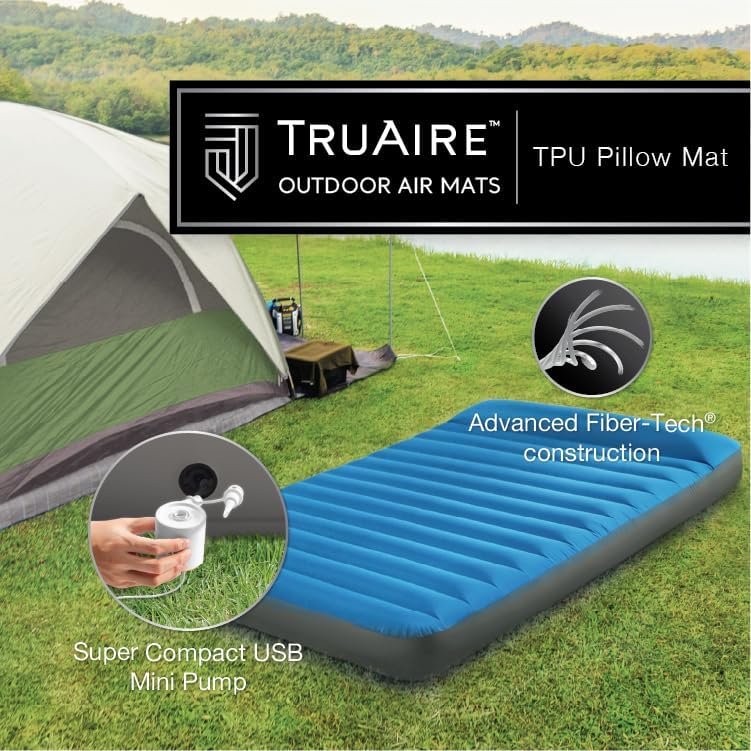 Matelas de camping Intex Twin Technologie Fiber-Tech — Confort et soutien