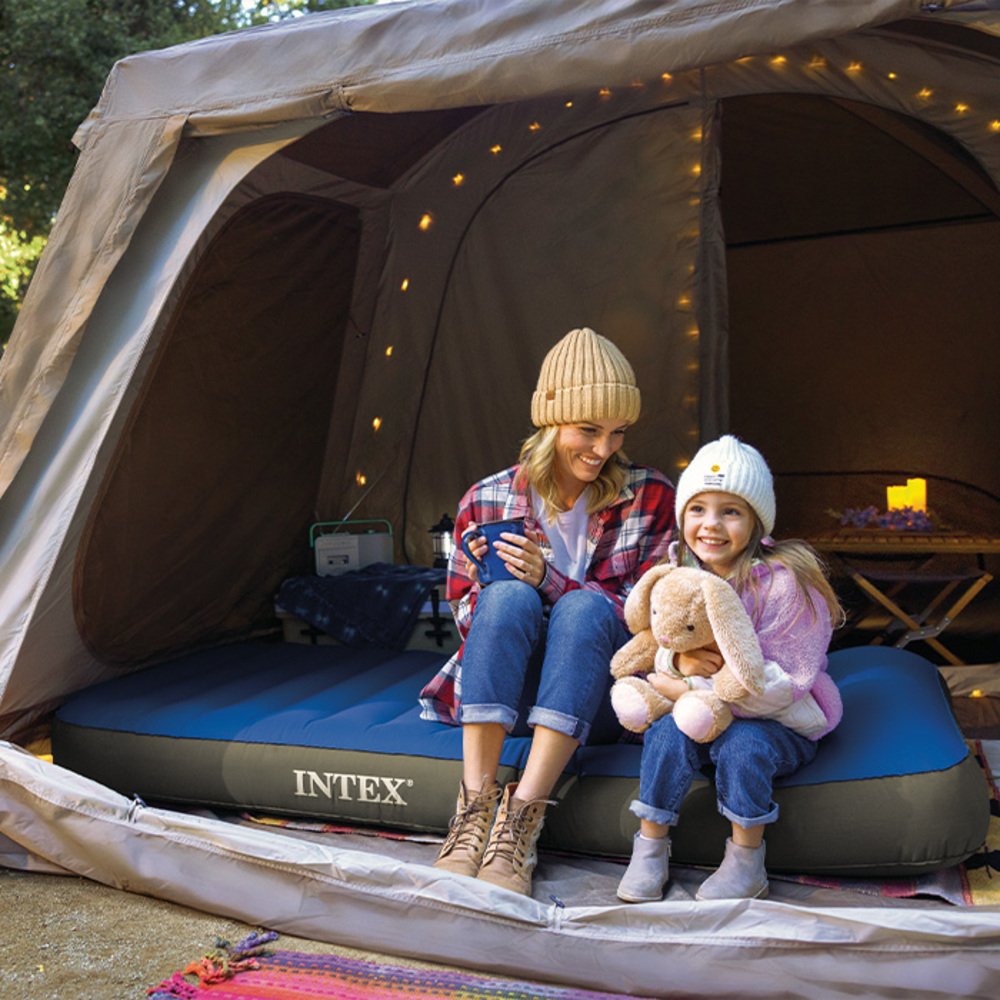 Matelas de camping Intex Twin Technologie Fiber-Tech — Confort et soutien