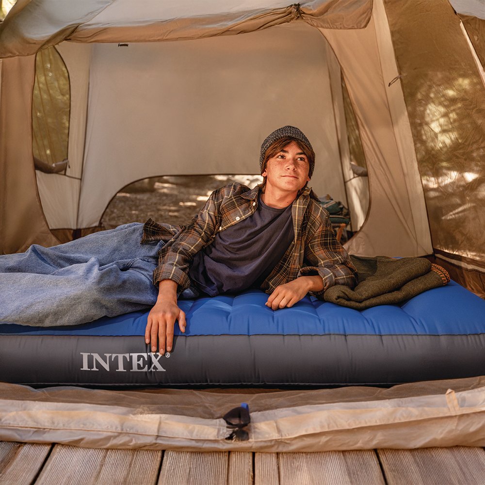 Matelas de camping Intex Twin Technologie Fiber-Tech — Confort et soutien