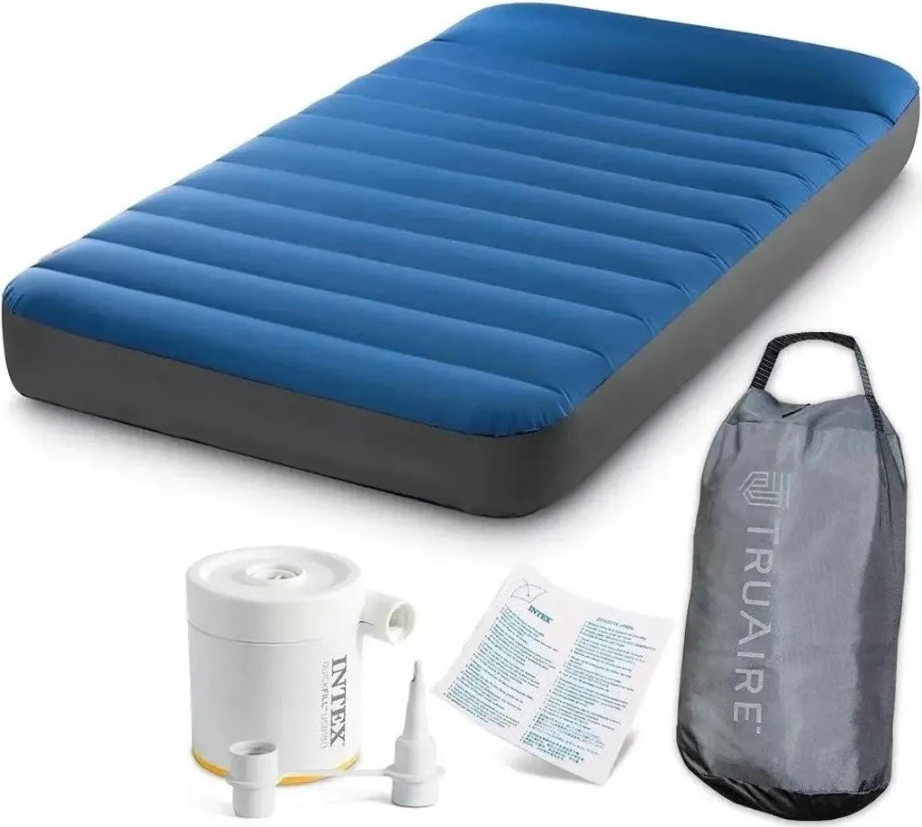 Matelas de camping Intex Twin Technologie Fiber-Tech — Confort et soutien