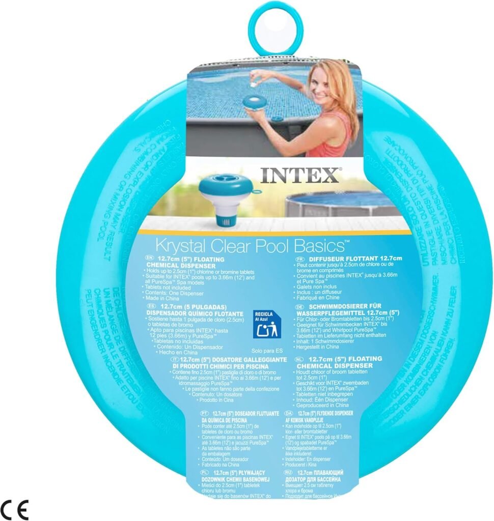 Diffuseur de chlore flottant 5 pouces — Pour piscines et spa