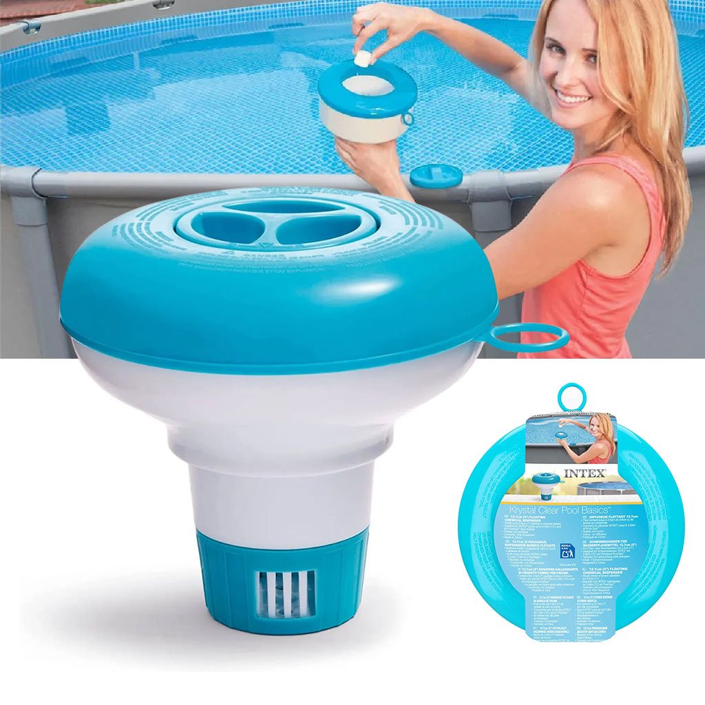 Diffuseur de chlore flottant 5 pouces — Pour piscines et spa