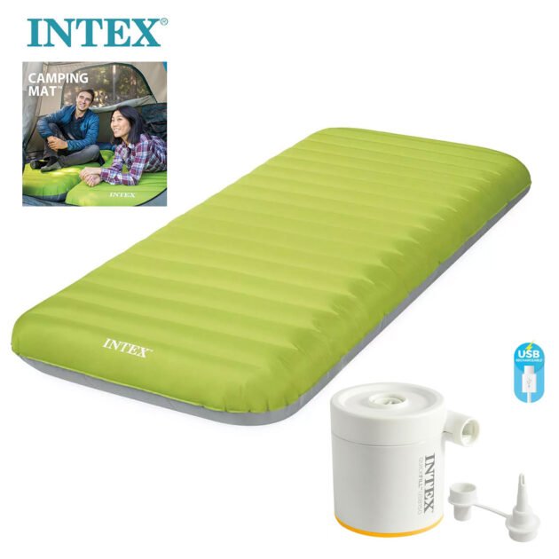 Matelas de camping gonflable Intex — pour un sommeil confortable