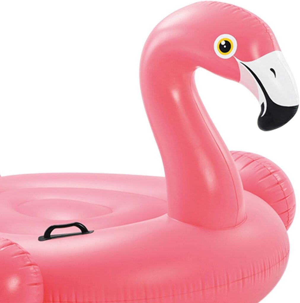 Bouée géante gonflable flamant rose — pour piscine