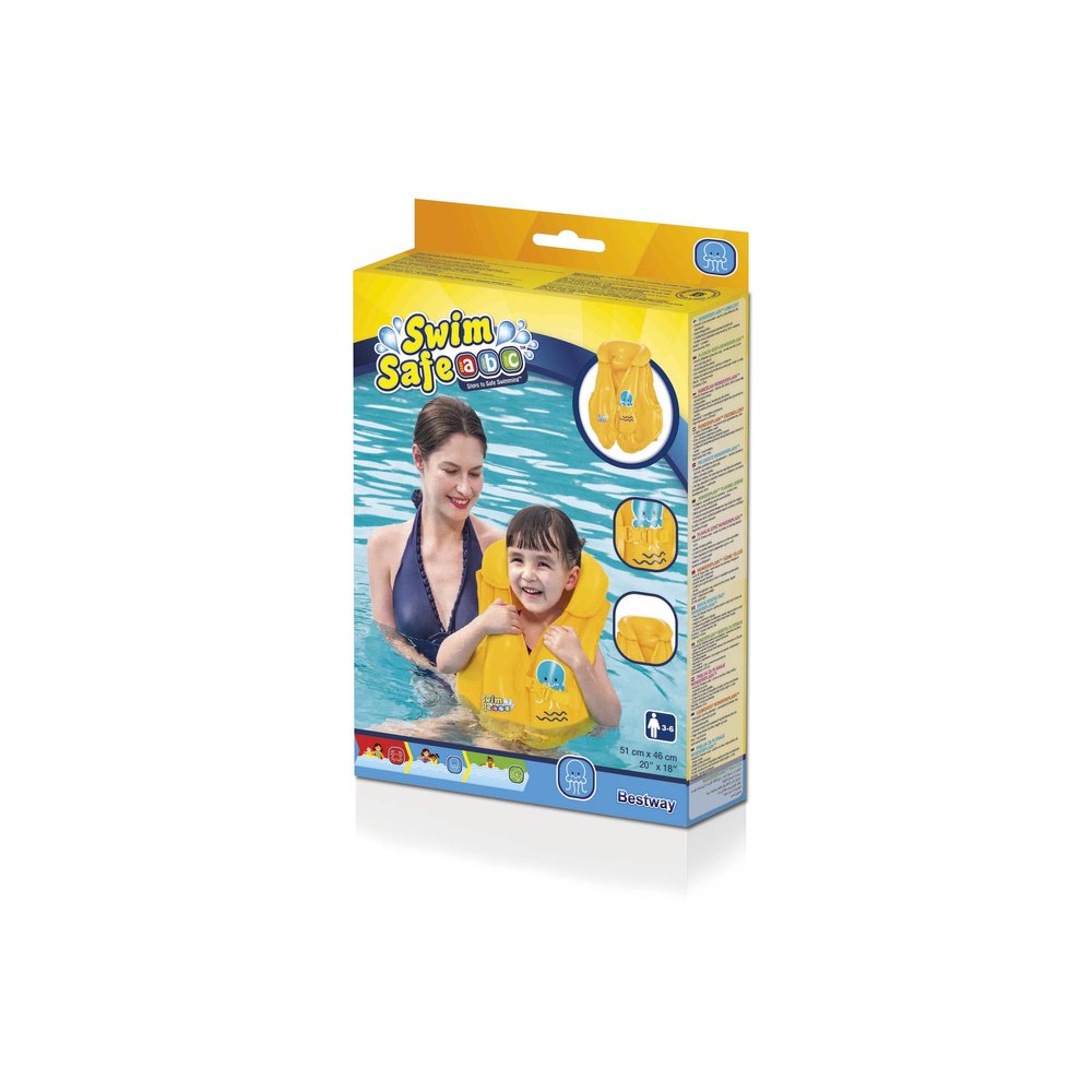 Gilet de natation gonflable pour enfants — Sécurité et confiance