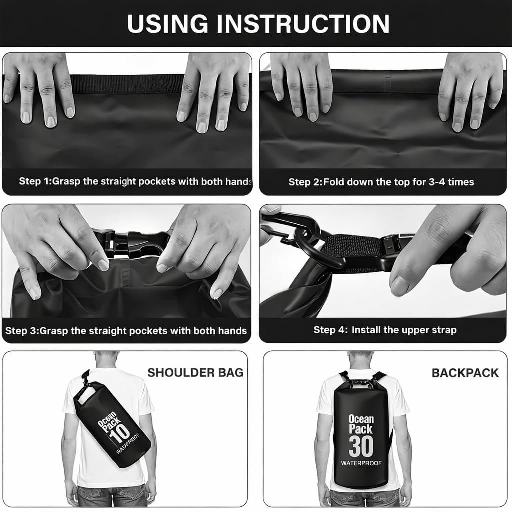 Sac Étanche 20L pour Kayak — Protection Waterproof Totale