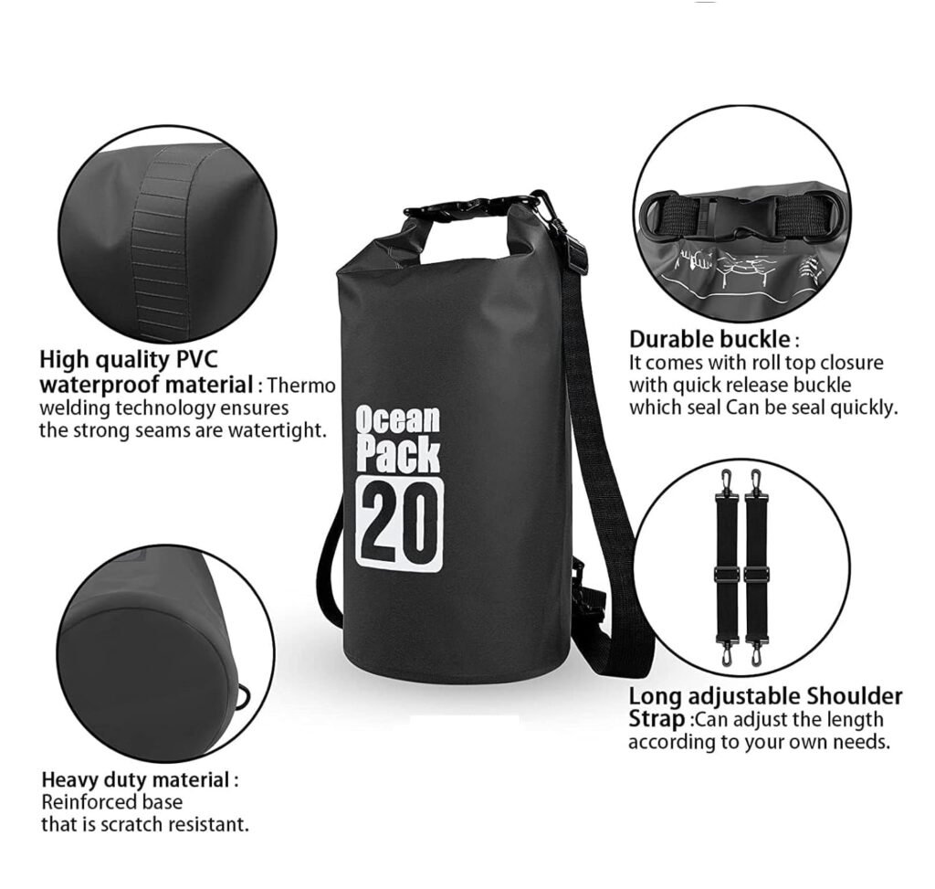 Sac Étanche 20L pour Kayak — Protection Waterproof Totale