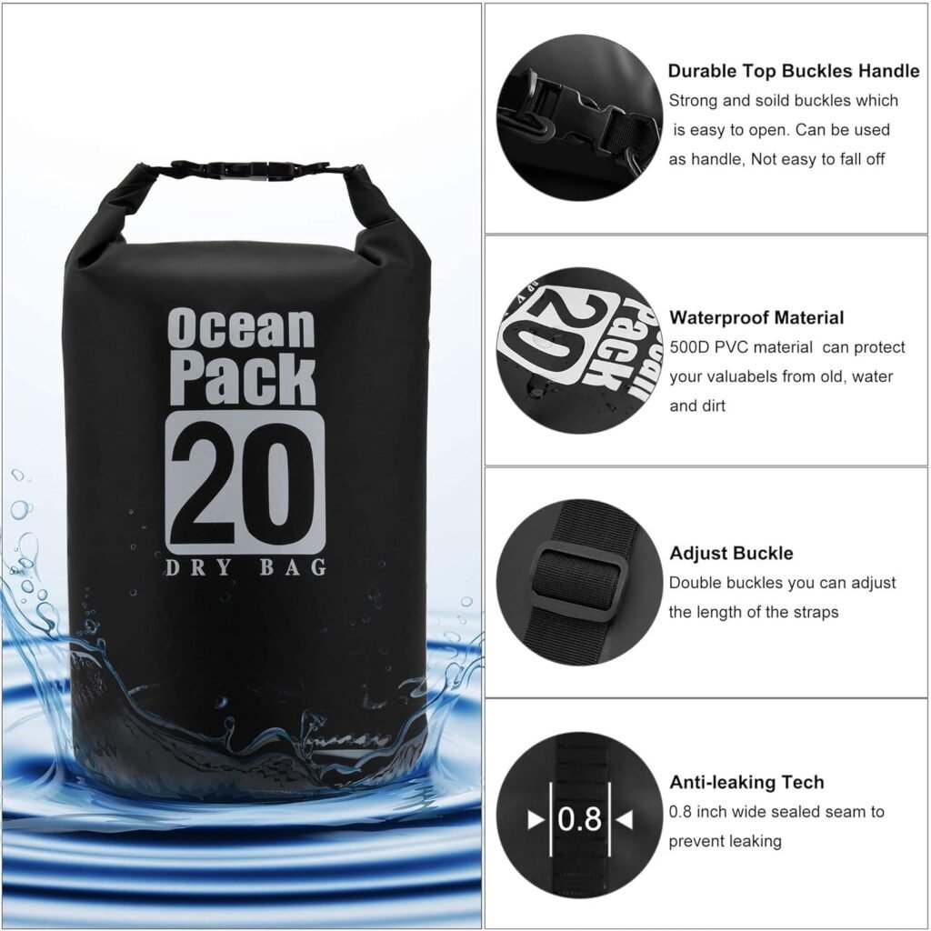 Sac Étanche 20L pour Kayak — Protection Waterproof Totale