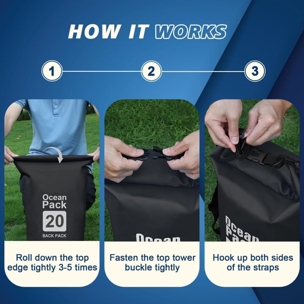 Sac Étanche 20L pour Kayak — Protection Waterproof Totale