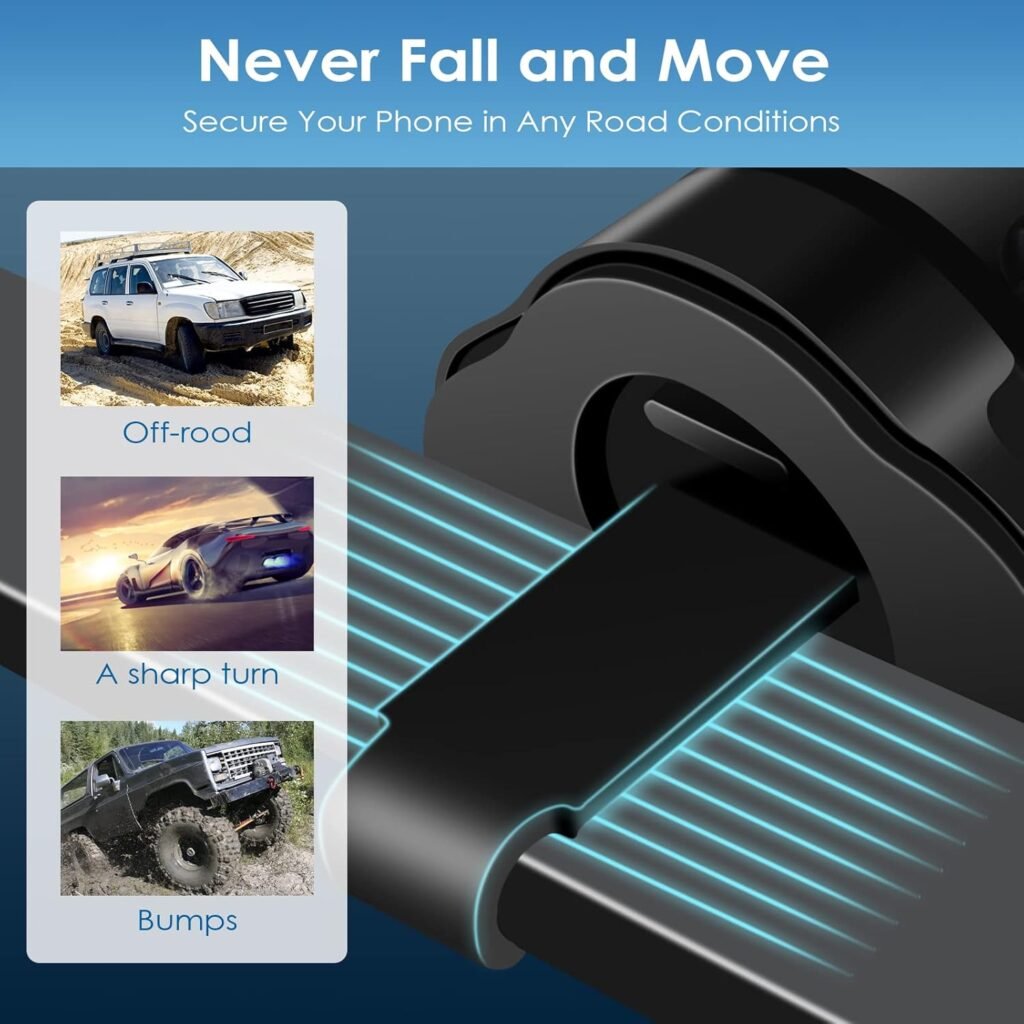Support Auto Chargeur Sans Fil Qi 15W — Chargez votre téléphone en toute sécurité