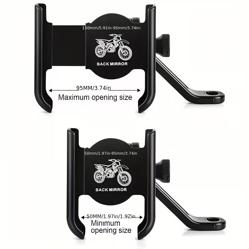 Support Téléphone Vélo et Moto En Aluminium — Ultra-Stable