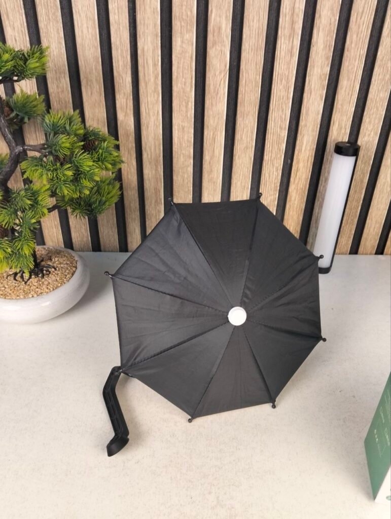 Support Téléphone Moto Avec Parapluie — Protection Pluie et Soleil