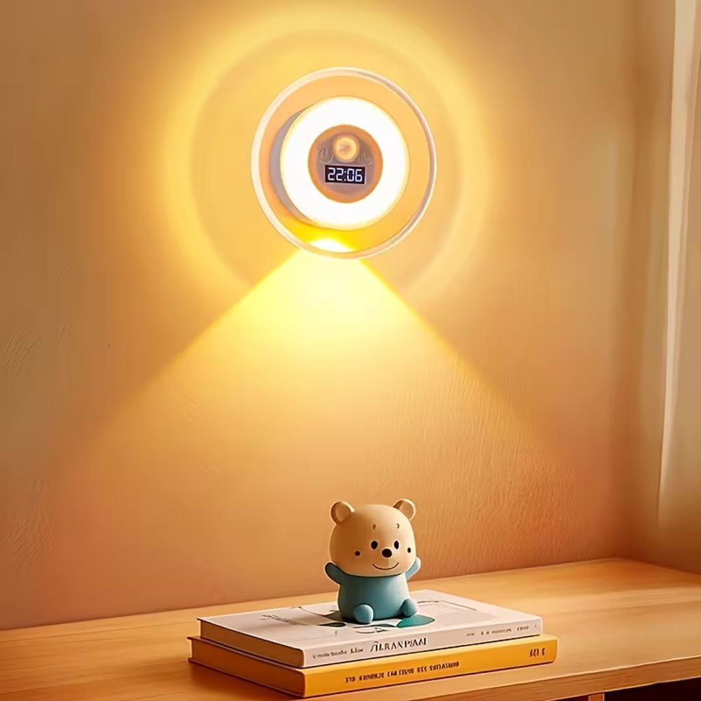 Applique Murale LED Intelligente — Écran Horloge Numérique