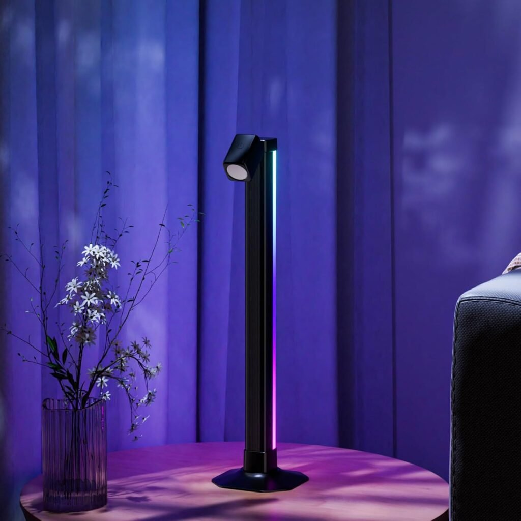 Lampadaire LED Multicolore avec Télécommande — Éclairage d'Ambiance Intelligent
