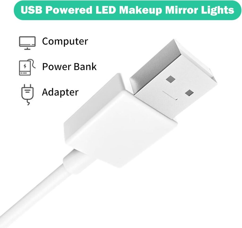 Kit Éclairage 10 LED Miroir Maquillage — Contrôle Tactile