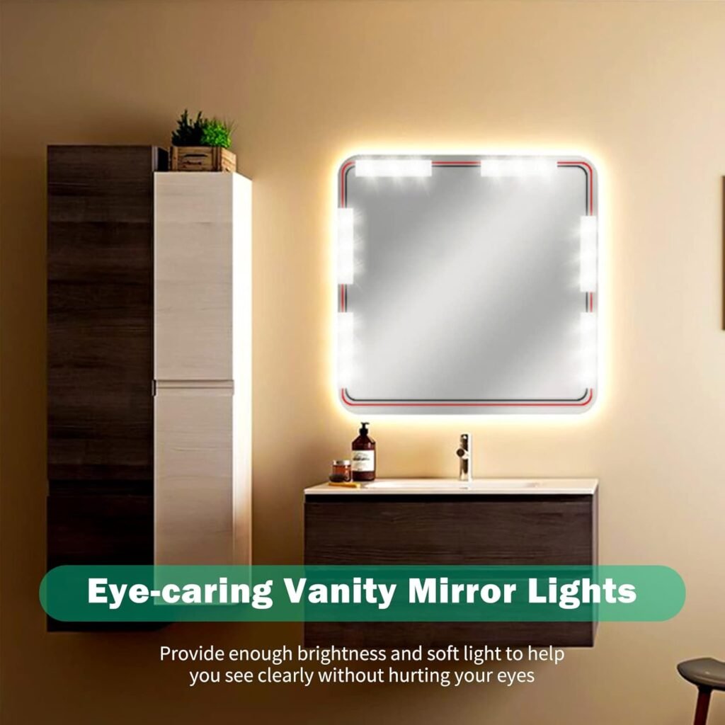 Kit Éclairage 10 LED Miroir Maquillage — Contrôle Tactile