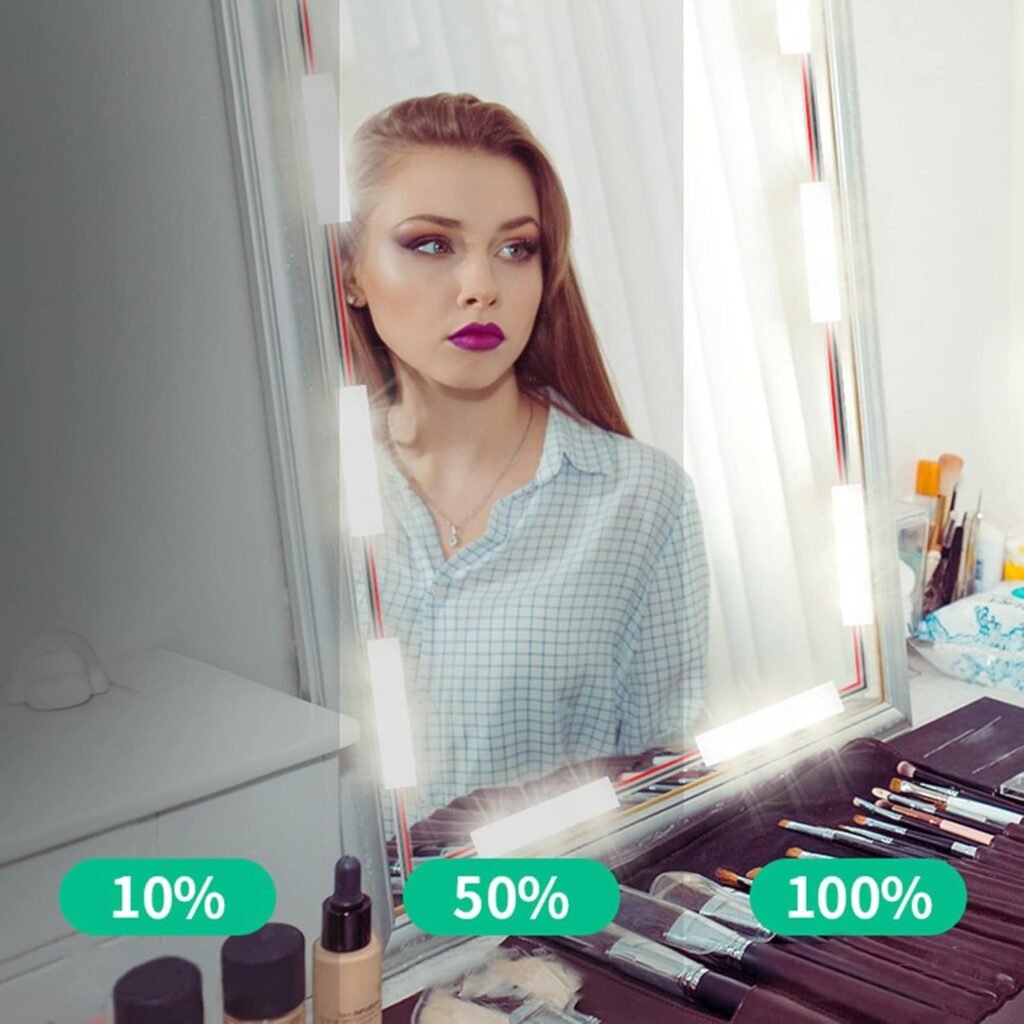 Kit Éclairage 10 LED Miroir Maquillage — Contrôle Tactile