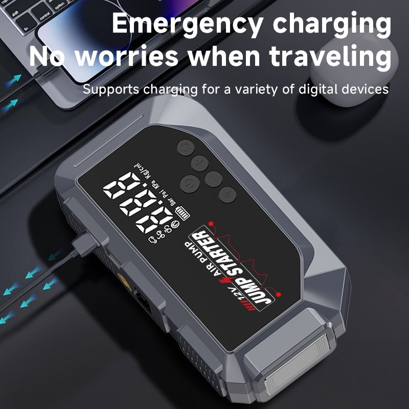 Booster Batterie 12V avec Écran LCD — Pour Demarrer Vos Véhicules