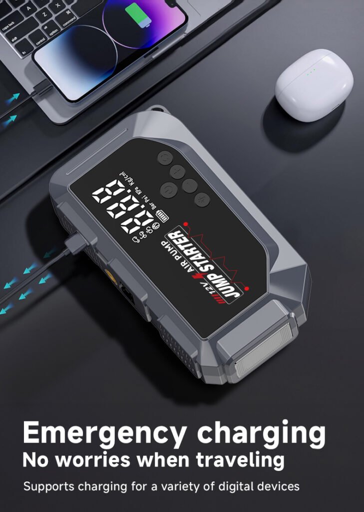 Booster Batterie 12V avec Écran LCD — Pour Demarrer Vos Véhicules