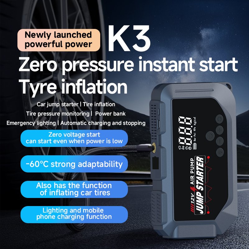 Booster Batterie 12V avec Écran LCD — Pour Demarrer Vos Véhicules