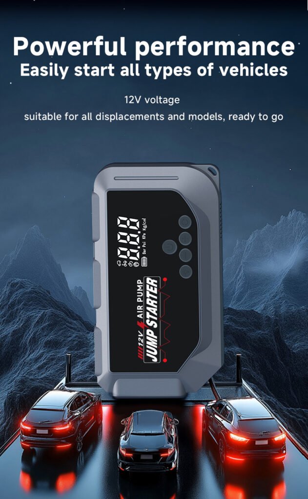 Booster Batterie 12V avec Écran LCD — Pour Demarrer Vos Véhicules