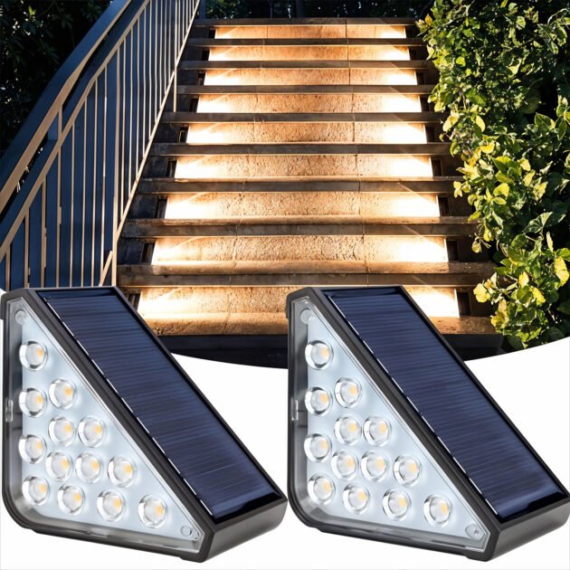 Éclairage Solaire pour Escaliers — Étanche IP67