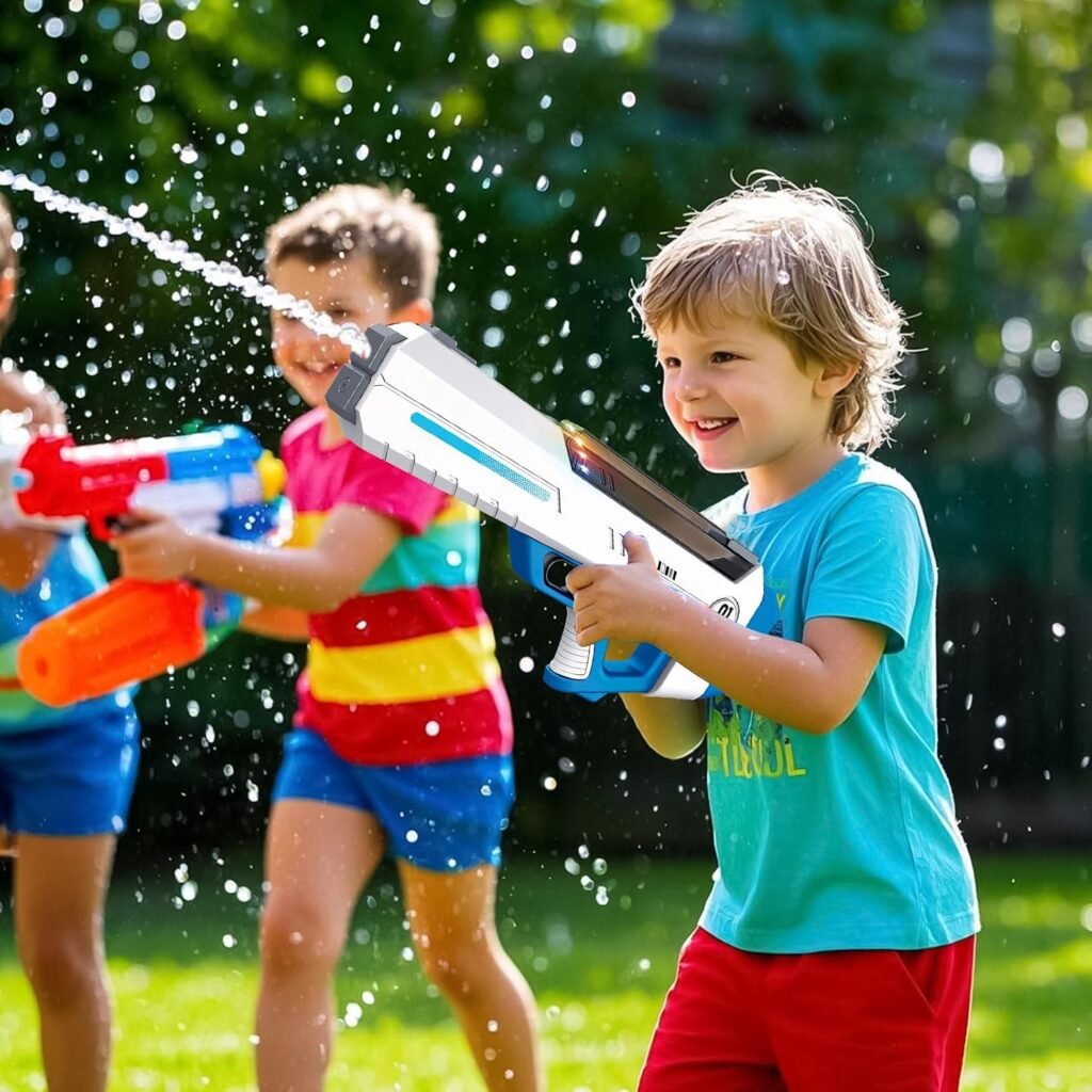 Pistolet à Eau Électrique Automatique — Idéal pour les Jeux d'Été