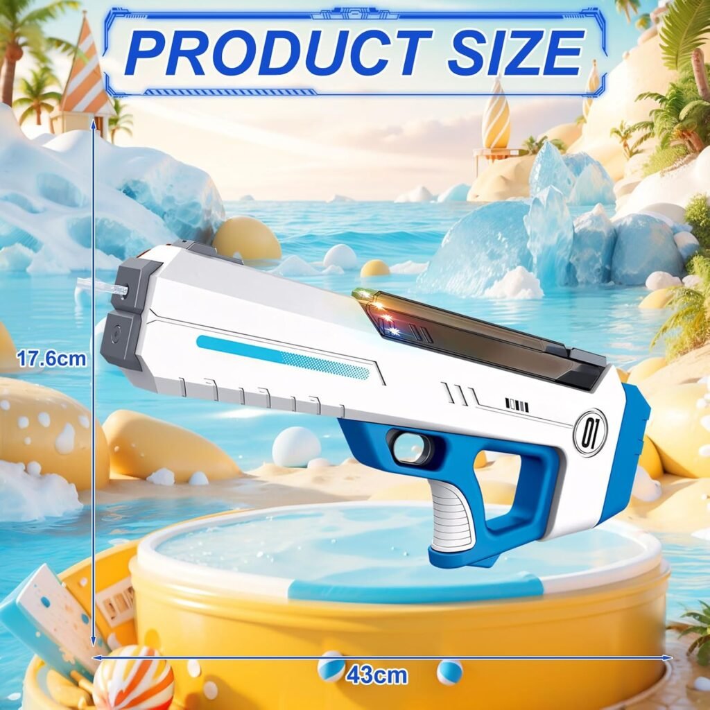 Pistolet à Eau Électrique Automatique — Idéal pour les Jeux d'Été