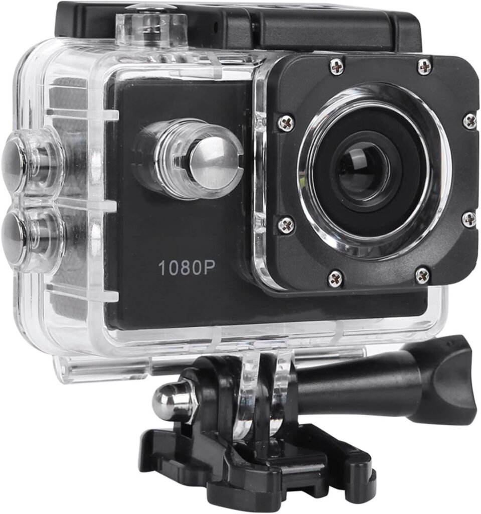 Caméra d'Action Sport Ultra HD 1080P Écran LCD — Pour les Amateurs de Sports Extrêmes