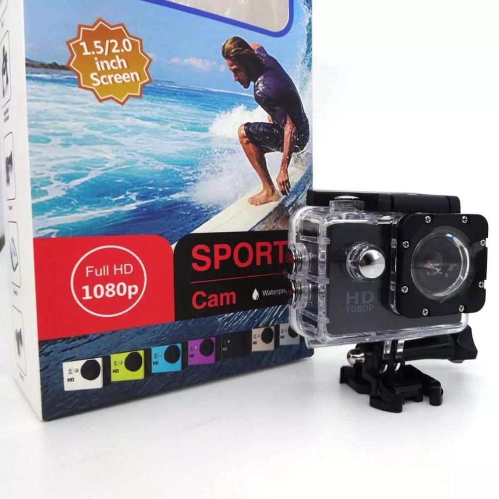 Caméra d'Action Sport Ultra HD 1080P Écran LCD — Pour les Amateurs de Sports Extrêmes
