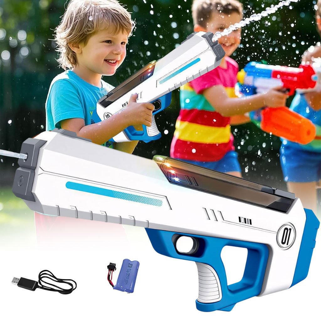 Pistolet à Eau Électrique Automatique — Idéal pour les Jeux d'Été